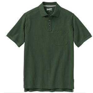 Men's No Polo Shirt Short Sleeve with Pocket